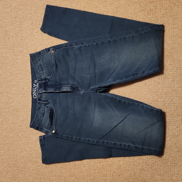 "Only" brand Blue High Waisted Skinny Jean - Picture 2 of 3